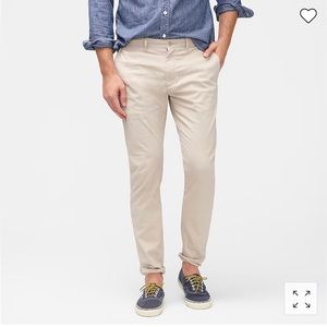J Crew 250 Skinny-fit pant in stretch chino